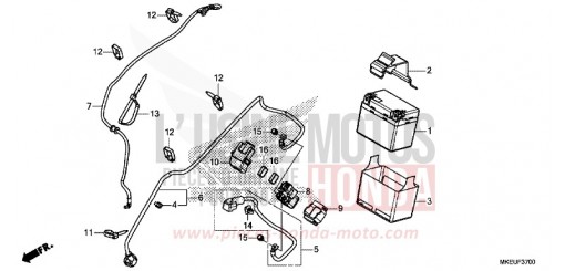BATTERIE CRF450LK de 2019